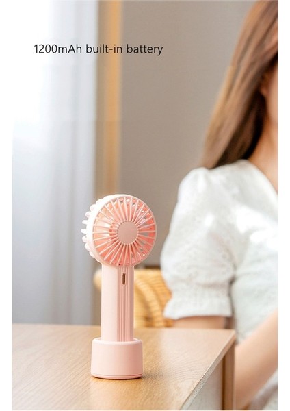 Mini USB Fan Yaz Hava Soğutucu Açık Seyahat El Soğutma Fanı Pembe (Yurt Dışından) fiyatları