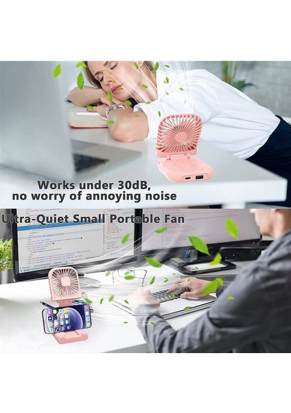 Güç Bankası Olarak Küçük Mini Fan 5'i 1 Arada, 4 Hızlı 3000MAH Pil Fanı (Yurt Dışından) modelleri