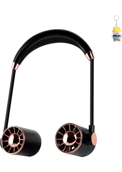 Mini Fan USB Tembel Asılı Boyun Katlanabilir Taşınabilir Küçük Fan Uzun Ömrü Turbo (Yurt Dışından)
