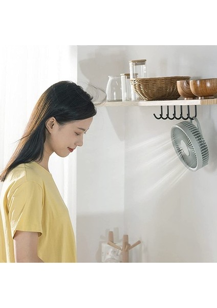 LED Fenerli Kamp Fanı, 4000MAH Dış Mekan Küçük Çadır Fanı, Pembe (Yurt Dışından) modelleri