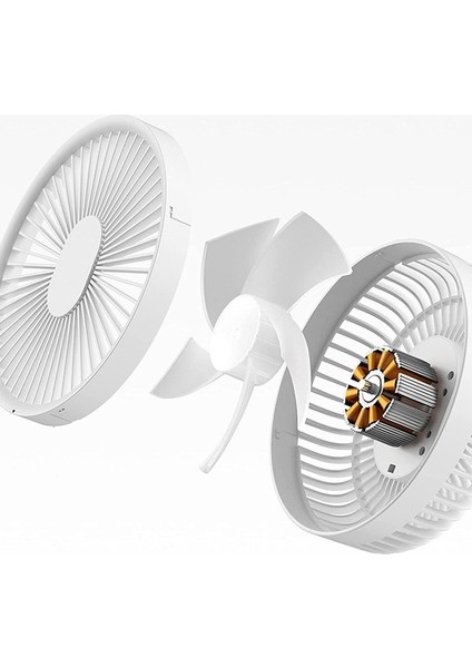 LED Fenerli Kamp Fanı, 4000MAH Dış Mekan Küçük Çadır Fanı, Pembe (Yurt Dışından) fırsatları