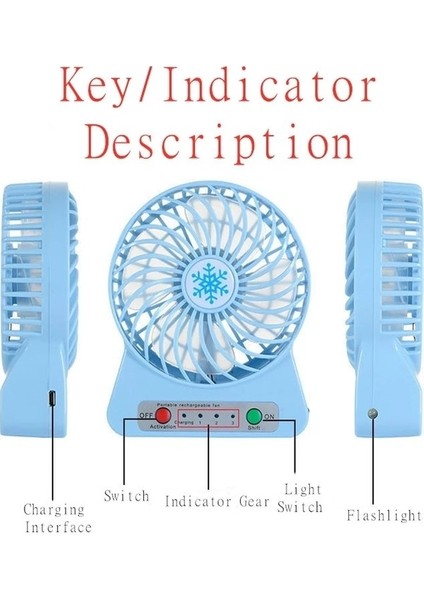 Çok Fonksiyonlu Şarj Edilebilir Fan (Yurt Dışından) modelleri