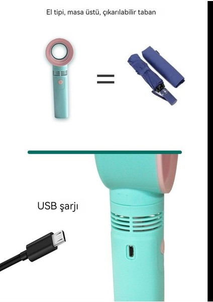 Taşınabilir El Küçük Mini Fan (Yurt Dışından) indirimleri