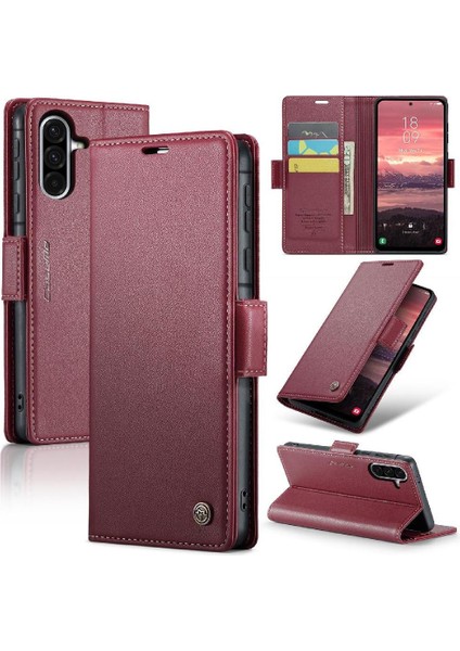 Galaxy A56 Kickstand Anti Dolandırıcılık Kart Yuvası Cüzdan Için Flip Case (Yurt Dışından) fiyatları