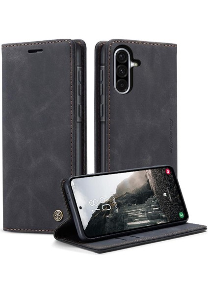 Galaxy A26 Flip Folio Kitap Manyetik Kapatma Kılıf Için Flip Case (Yurt Dışından)