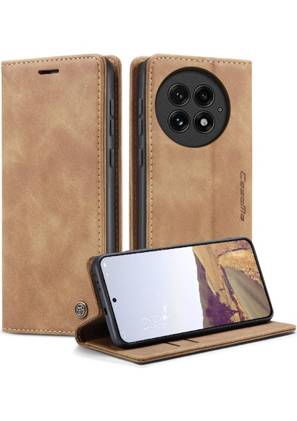 13 Flip Folio Kitap Için Flip Case Vintage Pu Deri Cüzdan Kılıf (Yurt Dışından)