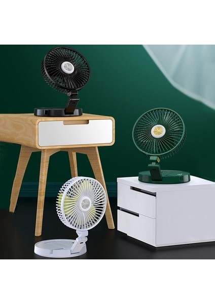 FF-996 Masaüstü Katlanır Masa Lambası Fan Öğrenci Yurt Masaüstü USB Sessiz Fan Yükseltilmiş Versiyon-Beyaz (Yurt Dışından) fiyatları