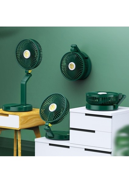 FF-996 Masaüstü Katlanır Masa Lambası Fan Öğrenci Yurt Masaüstü USB Sessiz Fan Yükseltilmiş Versiyon-Beyaz (Yurt Dışından) modelleri