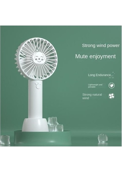 800 Mah Plastik El Fan, Öğrenci Yurtta Küçük Taşınabilir Fan Için Uygun Şarj Edilebilir Basit Rüzgar (Yurt Dışından) fırsatları