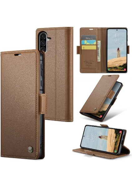 Galaxy A56 Kickstand Anti Dolandırıcılık Kart Yuvası Cüzdan Için Flip Case (Yurt Dışından) modelleri