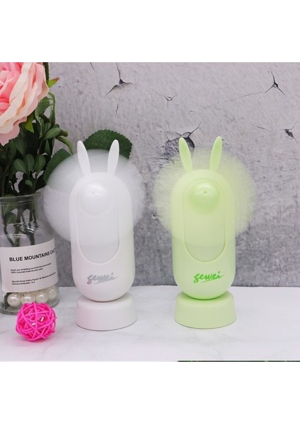 Taşınabilir USB Şarj Sessiz Handheld Fan Pembe (Yurt Dışından)