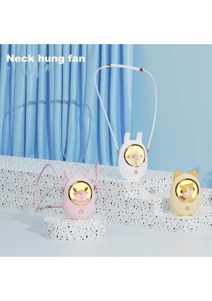 USB Sessiz Asılı Boyun Fanı Pembesi (Yurt Dışından) fiyatları