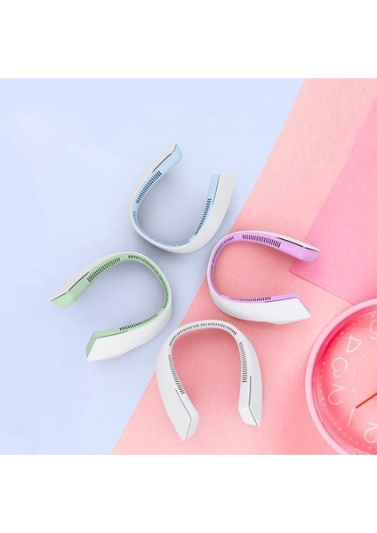 F58 Sports Sessiz Taşınabilir USB Asma Boyun Bladess Fan Yeşil (Yurt Dışından) fiyatları