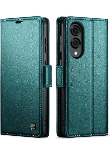 Galaxy S25 Kenar Kickstand Darbeye Vaka Kart Yuvası Için Flip Case (Yurt Dışından)