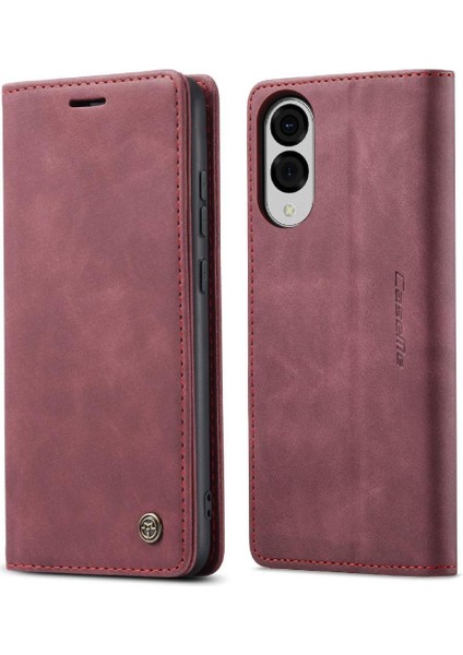 Galaxy S25 Kenar Durumda Kart Yuvası Için Flip Case Kickstand Flip Folio (Yurt Dışından)