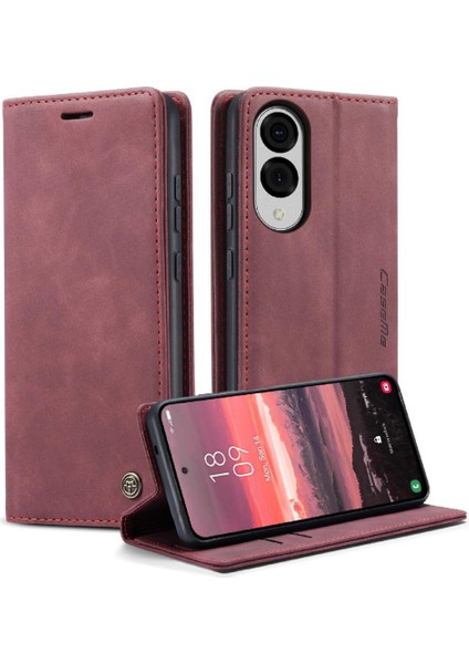 Galaxy S25 Kenar Durumda Kart Yuvası Için Flip Case Kickstand Flip Folio (Yurt Dışından)