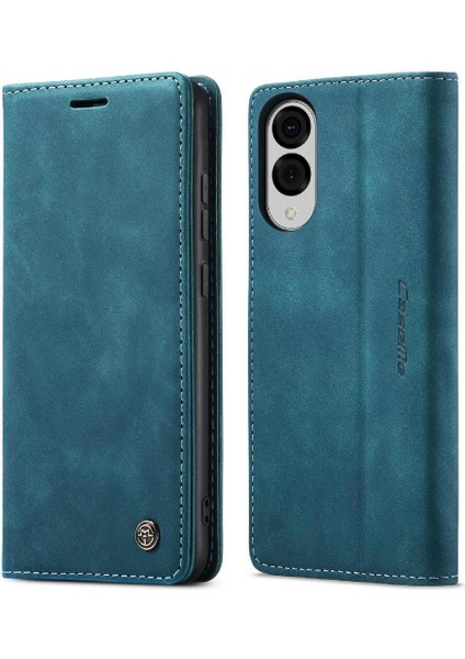 Galaxy S25 Kenar Durumda Kart Yuvası Için Flip Case Kickstand Flip Folio (Yurt Dışından)