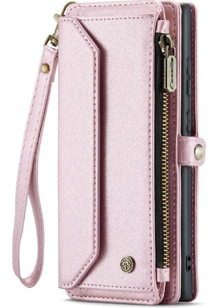 Galaxy S25 Kenar Kart Tutucu Rfıd Engelleme Için Crossbody Flip Case (Yurt Dışından)