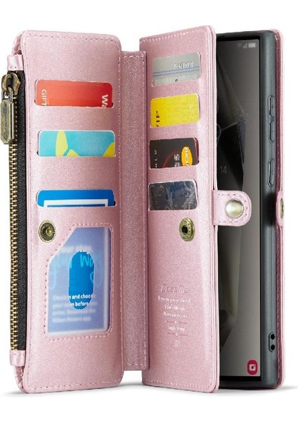 Galaxy S25 Kenar Kart Tutucu Rfıd Engelleme Için Crossbody Flip Case (Yurt Dışından)