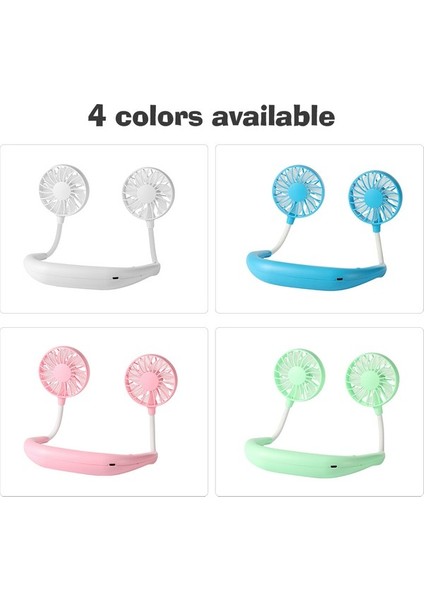 Taşınabilir Şarj Edilebilir 3 Hızlı Boyun Fanı (Yurt Dışından) indirimleri