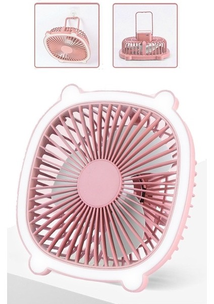 Şarjlı Masa Fanı Okuma Led'li Pembe (Yurt Dışından) fiyatları