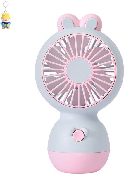 Karikatür Tavşan Masaüstüküçük Fan Usbşarj Edilebilir El Elektrikli Fan Rüzgar Yönünüyukarıve Aşağı Ayarlamak (Yurt Dışından)