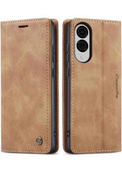Galaxy S25 Kenar Durumda Kart Yuvası Için Flip Case Kickstand Flip Folio (Yurt Dışından)