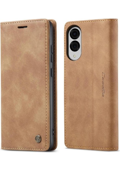 Galaxy S25 Kenar Durumda Kart Yuvası Için Flip Case Kickstand Flip Folio (Yurt Dışından)