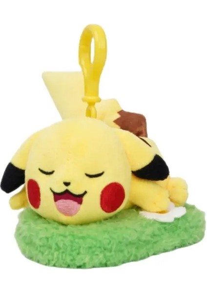Pokemon Gengar Jiggly Bulbasaur Peluş Peluş Dolgulu Oyuncak Mimikyu Mew Togepi Kawaii Anahtarlık Backpack Kolye Keying Doğum Günü Hediyeleri Renk: Pikachu Çayır (Yurt Dışından)