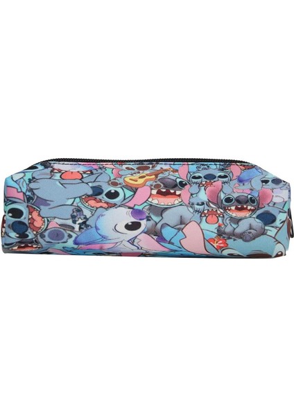 Miniso Disney Anime Karikatür Dikiş Pencil Kılıf Çantası Birincil ve Ortaokul Öğrencileri Sırt Çantası Güzel Hediye Renk: Kalem Case-7 (Yurt Dışından)