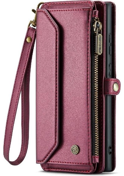 Galaxy S25 Plus Rfıd Engelleme Fermuar Faturaları Için Crossbody Flip Case (Yurt Dışından) fırsatları