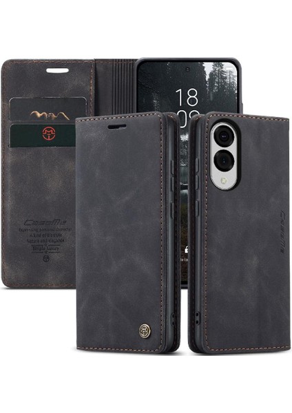 Galaxy S25 Kenar Durumda Kart Yuvası Için Flip Case Kickstand Flip Folio (Yurt Dışından)