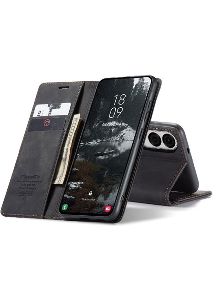 Galaxy S25 Kenar Durumda Kart Yuvası Için Flip Case Kickstand Flip Folio (Yurt Dışından)