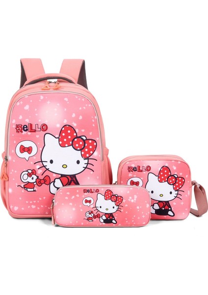 Çocuk Okul Çantası Öğrenciler Sevimli Büyük Kapasiteli Omuz Çantası (Yurt Dışından)