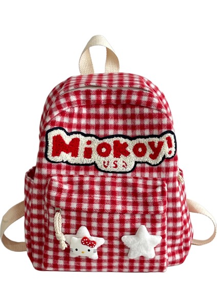 Öğrenci Okul Çantası Kampüs Çocuk Gündelik Küçük Modeller Sevimli Omuz Çantası (Yurt Dışından)