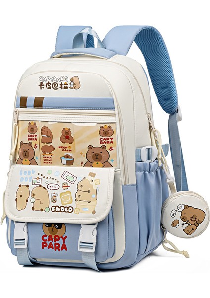 Ortaokul Öğrencileri Öğrenciler Çocuk Okul Çantası Sevimli Büyük Kapasiteli Omuz Çantası (Yurt Dışından)