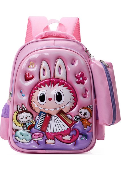 Karikatür Okul Çantası 3D Üç Boyutlu Omuz Çantası (Yurt Dışından)
