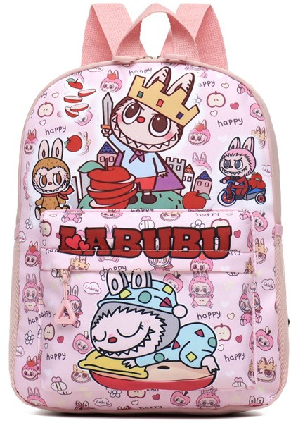 Labu Bez Çocuk Okul Çantası Karikatür Sevimli Anaokulu Öğrencileri Okul Çantası Moda Omuz Çantası (Yurt Dışından)