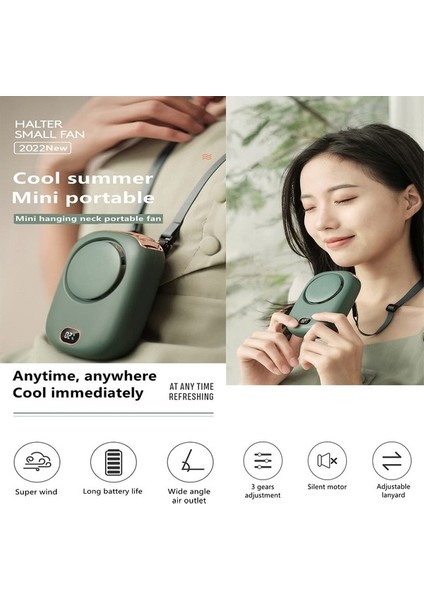 Ayarlanabilir Ipli ve Braketli Mini Askılı Boyun Fanı (Yurt Dışından) fırsatları