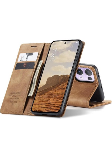Oppo Reno 13 Pro Flip Folio Kitap Için Flip Case Vintage Pu Deri Kılıf (Yurt Dışından) indirimleri