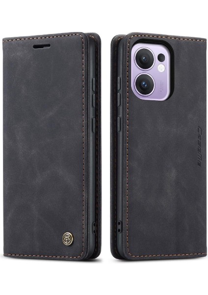 Oppo Reno 13F/5G Için Flip Case Kart Yuvası Kickstand Vintage Pu Flip (Yurt Dışından) fiyatları