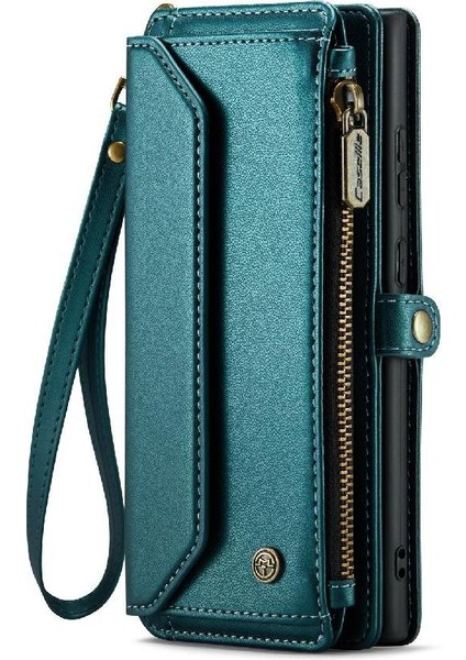 Galaxy S25 Plus Rfıd Engelleme Fermuar Faturaları Için Crossbody Flip Case (Yurt Dışından) fırsatları