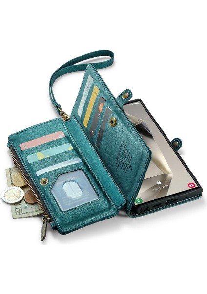 Galaxy S25 Plus Rfıd Engelleme Fermuar Faturaları Için Crossbody Flip Case (Yurt Dışından) indirimleri