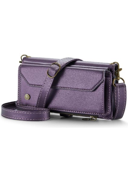IPhone 16E Fermuar Faturaları Yuvası Kart Tutucu Kılıf Rfıd Için Crossbody Flip Case (Yurt Dışından) fırsatları