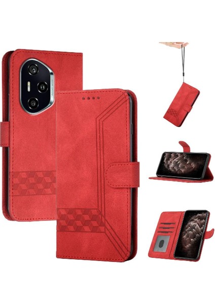 Kullanışlı Stand Özelliği Kart Kapağı Pu ile Onur 400 Cüzdan ile Uyumlu (Yurt Dışından)