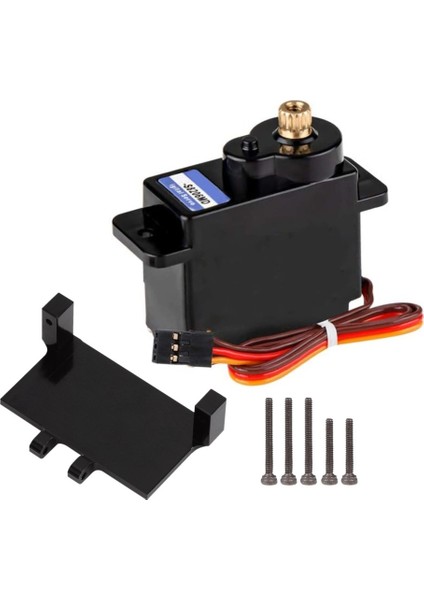 Dijital Metal Dişli Servo ve Metal Servo Montaj Braketi 1/24 Rc Paletli Araba Eksenel SCX24 90081 AXI00002 Yükseltme Parçaları (Yurt Dışından) fiyatları