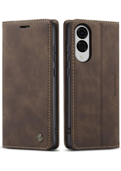 Galaxy S25 Kenar Durumda Kart Yuvası Için Flip Case Kickstand Flip Folio (Yurt Dışından)