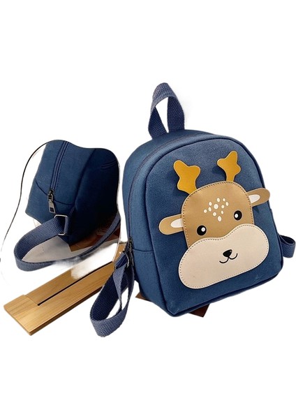 Karikatür Anaokulu Küçük Okul Çantası 3-6 Yaş Bebek Erkek ve Kadın Sevimli Moda Çarpışma Tuval Çocuk Omuz Çantası (Yurt Dışından)