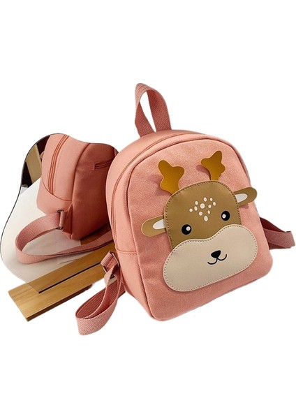 Karikatür Anaokulu Küçük Okul Çantası 3-6 Yaş Bebek Erkek ve Kadın Sevimli Moda Çarpışma Tuval Çocuk Omuz Çantası (Yurt Dışından)