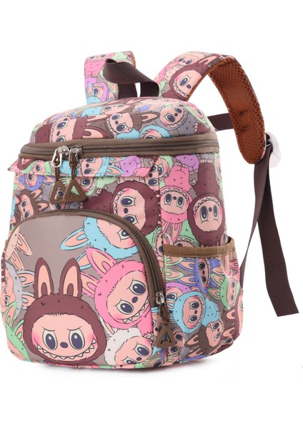 Labu Bez Karikatür Okul Çantası Anaokulu Öğrenci Çantası Boyut Sınıf Omuz Çantası (Yurt Dışından)